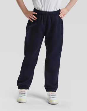 Bērnu Premium sporta bikses ar elastīgām aprocēm, krāsa: melna – Fruit of the Loom (2)