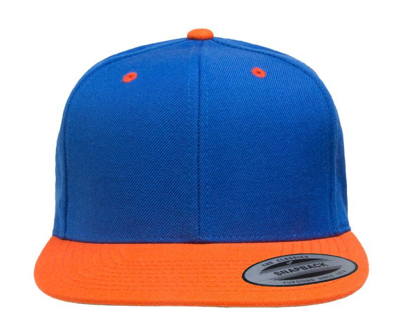 Klasiska divu toņu cepure ar aizdari, krāsa: karaliski zila/oranža – Classics, Karaliskā/oranžā krāsā (1)