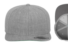 Klasiska cepure ar aizdari, krāsa: pelēks melanžs/pelēks melanžs
