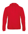 ID.203 50/50 kapučkrekls ar kapuci, unisex, Sarkans
