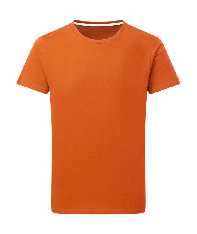 Vīriešu T-krekls bez etiķetēm, krāsa: oranža – SG Signature (1)
