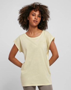 Sieviešu krekls ar pagarinātiem pleciem, Paradīzes oranžā krāsa – Build Your Brand (2)