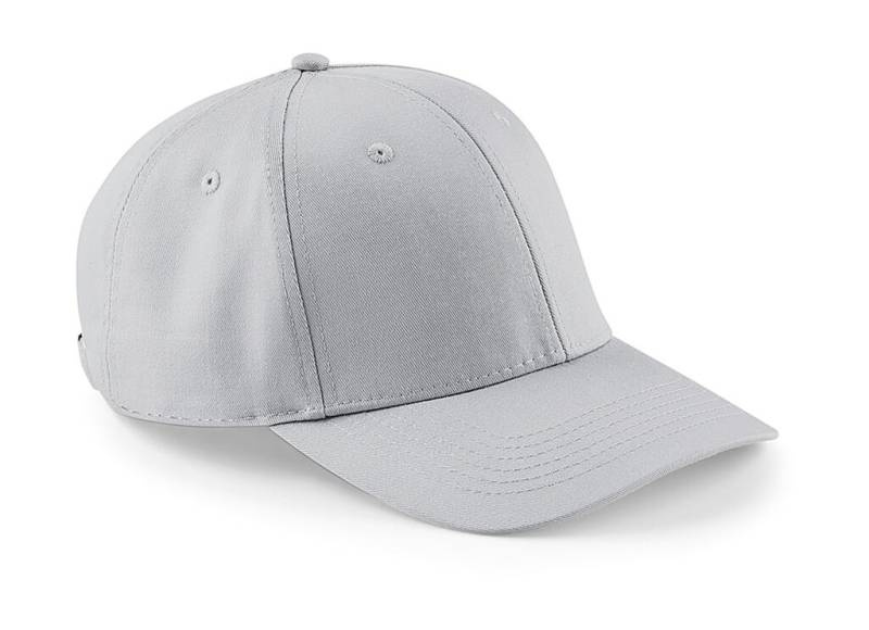 Urbanwear 6 paneļu cepure, krāsa: gaiši pelēka – Beechfield (1)