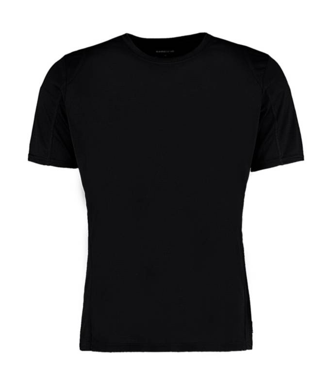 Regulāra piegriezuma Cooltex® kontrastējošais krekls, krāsa: melna/melna – Kustom Kit (1)
