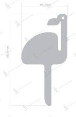 Mīksts atstarotājs – Flamingo 2