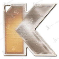 Mīksts atstarotājs – K burts
