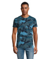 VĪRIEŠU T-KREKLS CAMO 150, Zila kamuflāža