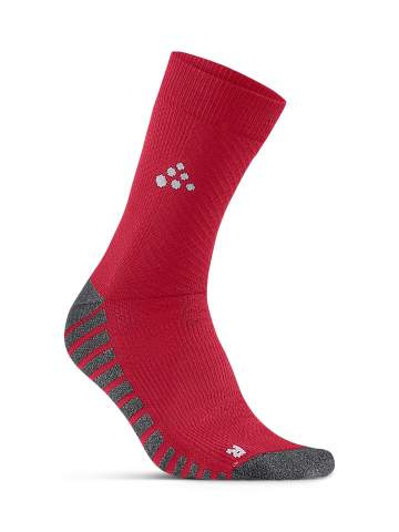 Progress Anti SLip Mid – zeķes, Spilgti sarkans – Craft