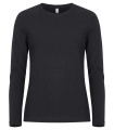 Premium L/S – T krekls (sievietēm), Melns