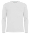 Premium L/S – T krekls, Balts