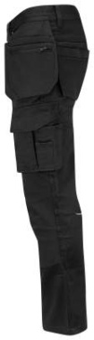 5560 – elastīgas kokvilnas bikses, Melns - ProJob (4)