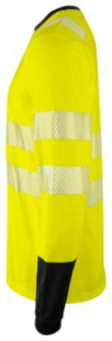 6014 LONG SLEEVE EN ISO 20471 CLASS 3/2 – T krekls, Dzeltena/melna – ProJob (4)