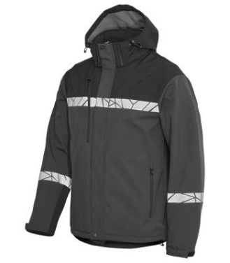 7400 9910-VIZ – softshell jaka, Pelēks/melns - ProJob (4)