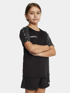 Squad Go Contrast – sporta krekls (bērniem), Melnais granīts - Craft (3)