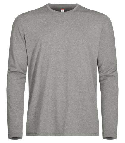 Basic Active-T L/S – T krekls, Pelēka melanža - Clique (1)