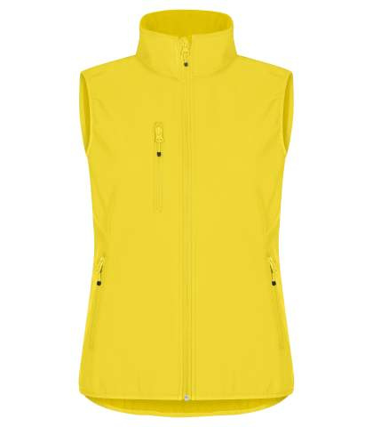 Classic Softshell – veste (sievietēm), Dzeltens - Clique (1)