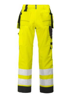6506 – bikses, EN ISO 20471 CLASS 2, Dzeltena/melna - ProJob (4)