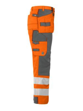 6506 – bikses, EN ISO 20471 CLASS 2, Oranžs/pelēks - ProJob (2)
