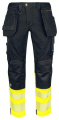 6525 – bikses, EN ISO 20471 CLASS 1, Dzeltena/melna