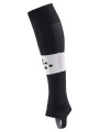 Pro Control Stripe W-O Foot Senior – zeķes, Melns/balts