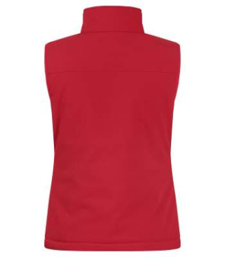 Padded Softshell – veste (sievietēm), Sarkans - Clique (2)