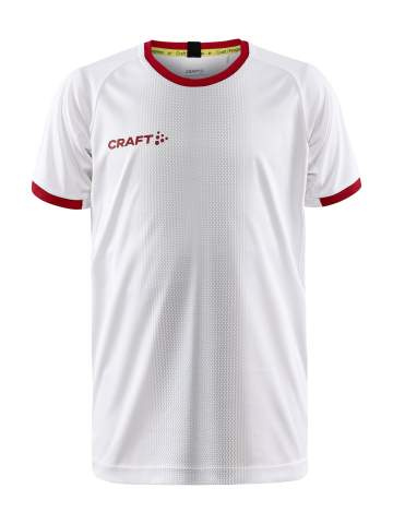 Progress 2.0 Graphic – sporta krekls (bērniem), Balta/spilgti sarkana - Craft (1)