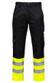 6507 DRIVER EN ISO 20471 CLASS 1 – bikses, Dzeltena/melna