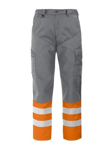 6507 DRIVER EN ISO 20471 CLASS 1 – bikses, Oranžs/pelēks – ProJob (1)