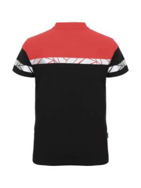 7003 9910-VIZ – polo krekls, Melns/sarkans - ProJob (2)
