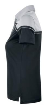 Seabeck – polo krekls (sievietēm), Melns/gaiši pelēks - Cutter & Buck (3)