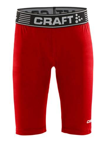 Pro Control Compression Tights – šorti (bērniem), Spilgti sarkans - Craft