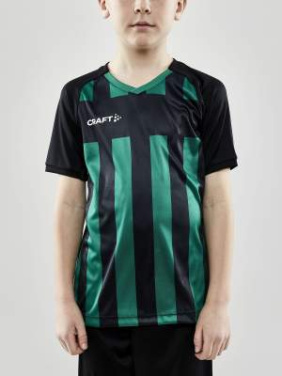 Progress 2.0 Stripe – sporta krekls (bērniem), Melns/Komandas zaļš - Craft (3)