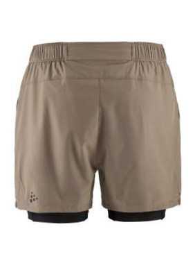 ADV Essence 2-in-1 Stretch – šorti (vīriešiem), Dk māls - Craft (2)