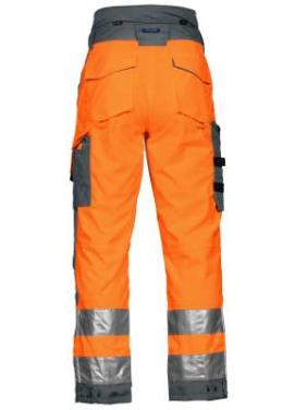 6514 – bikses, EN ISO 20471 CLASS 2, Oranžs/pelēks - ProJob (2)