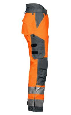 6514 – bikses, EN ISO 20471 CLASS 2, Oranžs/pelēks - ProJob (3)