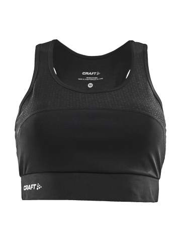 Rush Top – sporta krūšturis (sievietēm), Melns - Craft