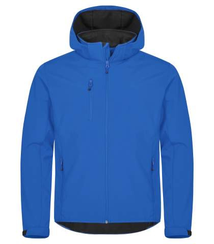 Classic – softshell jaka ar kapuci, Karaliski zils - Clique (1)