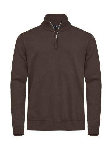 Oakville Half Zip – džemperis (vīriešiem), Tumšā moka - Cutter & Buck (1)