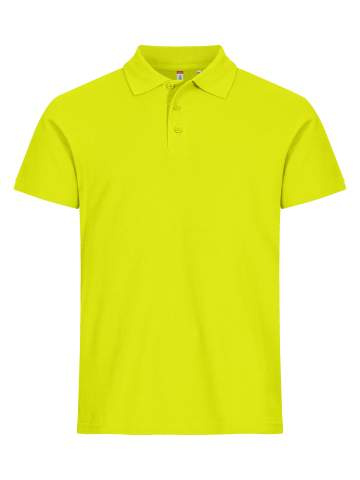 Basic – polo krekls, redzamība zaļa – Clique (1)