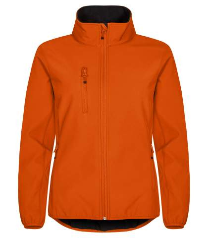 Classic – softshell jaka (sievietēm), Asins apelsīns - Clique (1)