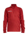 Progress Halfzip LS – T krekls (bērniem), Spilgti sarkans