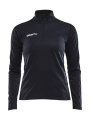 Progress Halfzip LS – T krekls (sievietēm), Melns/balts