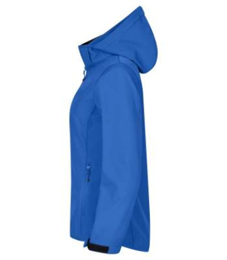 Classic – softshell jaka ar kapuci (sievietēm), Karaliski zils - Clique (3)