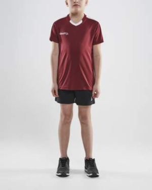 Progress Contrast – sporta krekls (bērniem), Maroon - Craft (3)
