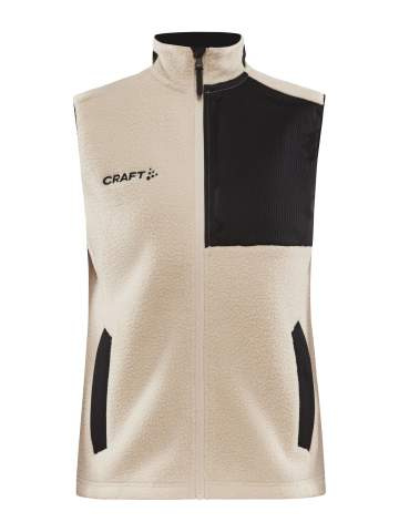 ADV Explore Pile Vest – flīss (sievietēm), Ekru-melns - Craft (1)