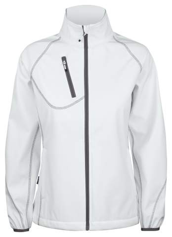 2423 – softshell jaka (sievietēm), Balts - ProJob (1)
