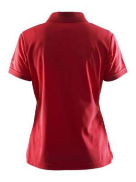 Shirt Pique Classic – polo krekls (sievietēm), Spilgti sarkans - Craft (2)