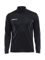 Progress Halfzip LS – T krekls (vīriešiem), Melns