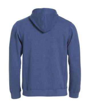 Classic Hoody – džemperis ar pilnu rāvējslēdzēju, zila melanža – Clique (2)