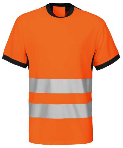 6009 EN ISO 20471 CLASS 2 – T krekls, Oranžs/melns – ProJob (1)